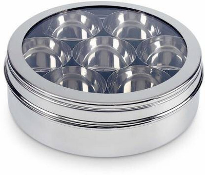 Shree Gautam Enterprises Spice Set Glass, Stainless Steel(1 Piece)