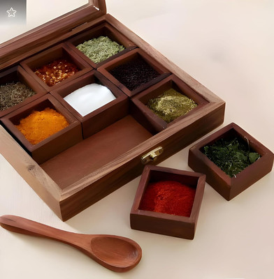Shiva Organic Spice Set Wooden(1 Piece)