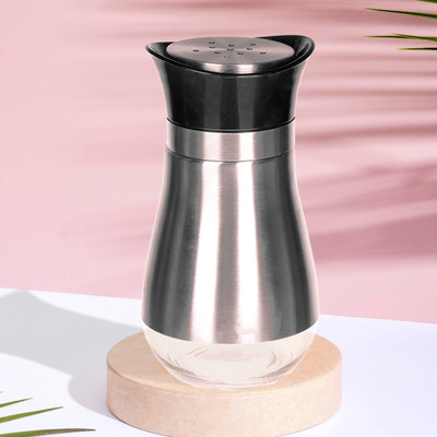 KUBER INDUSTRIES Salt & Pepper Set Stainless Steel(1 Piece)