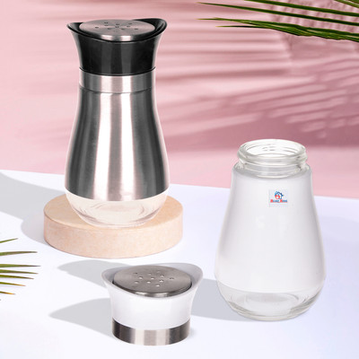 Heart Home Salt & Pepper Set Stainless Steel(2 Piece)