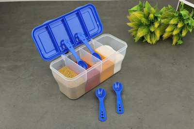 NEWSPARSH Plastic Utility Container  - 800 g(Blue)