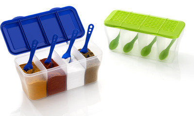 Raghunandan Spice Set Plastic(2 Piece)