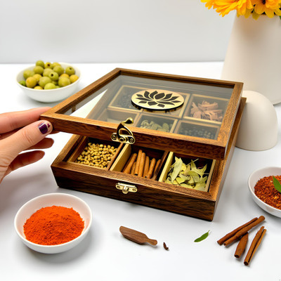 THE KALAKARAS Spice Set Wooden(1 Piece)