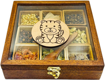 THE KALAKARAS Spice Set Wooden(1 Piece)