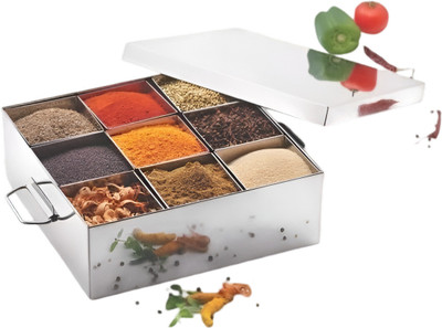 Abhishek Spice Set Stainless Steel(10 Piece)