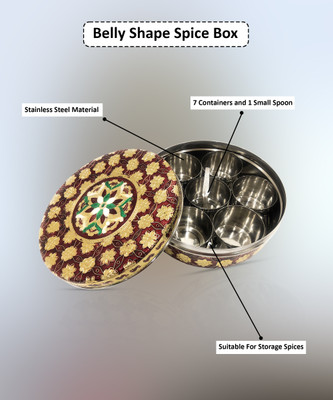 NAVRANG Spice Set Stainless Steel(1 Piece)