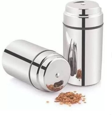 Trendmad Steel Utility Container  - 200 ml(Pack of 2, Silver)
