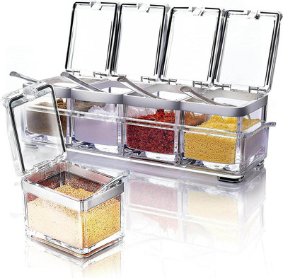 MANIBAM IMPEX Salt & Pepper Set Acrylic(1 Piece)