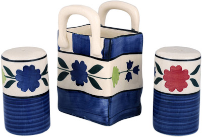 LA TABLEWARE Salt & Pepper Set Ceramic(3 Piece)