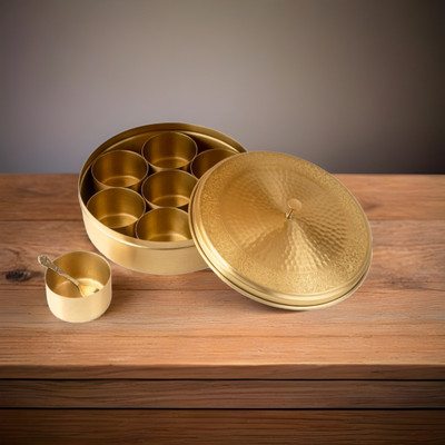 R C GLOBAL Spice Set Brass(1 Piece)