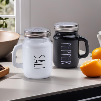 gleevers Seasoning Shaker Set Glass(2 Piece)