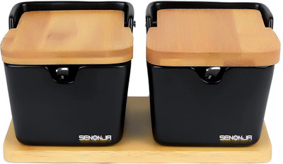 senonja Spice Set Ceramic, Wooden(1 Piece)