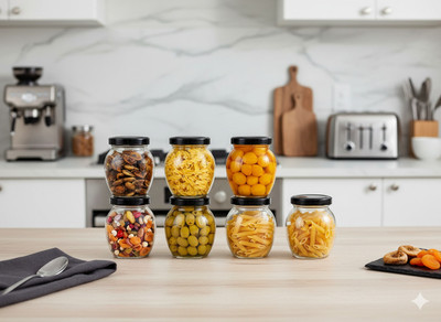 b7 Creations Spice Set Glass(6 Piece)