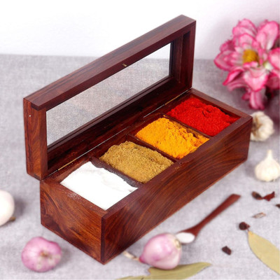 Sanatan Siddhi Spice Set Wooden(1 Piece)