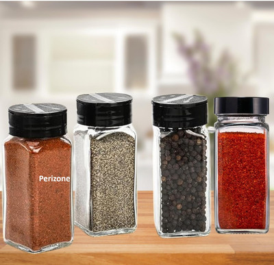 PERIZONE Salt & Pepper Set Glass(4 Piece)
