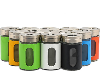Bakezy Spice Set Steel, Glass(12 Piece)