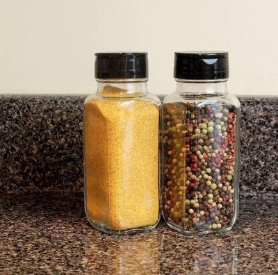 MD Retail Salt & Pepper Set Glass, Plastic(2 Piece)