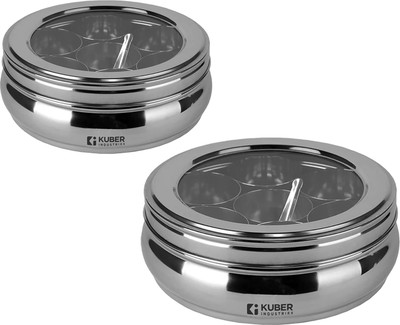 KUBER INDUSTRIES Spice Set Stainless Steel(2 Piece)