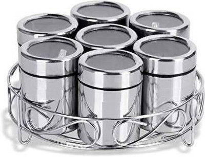 STEEPLE Silver Utility Container  - 1330 ml(Pack of 7, Silver)