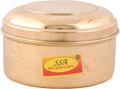 Shivshakti Arts Brass Utility Container  - 500 ml(Yellow)