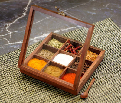Ruby Perl Spice Set Wooden(1 Piece)