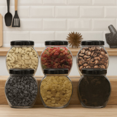 b7 Creations Spice Set Glass(6 Piece)