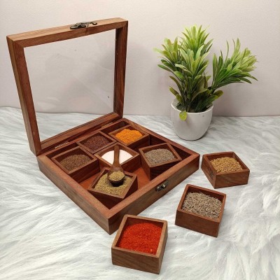 Sanvi Creation Mart Spice Set Wooden(1 Piece)