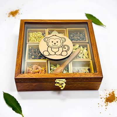 THE KALAKARAS Spice Set Wooden(1 Piece)