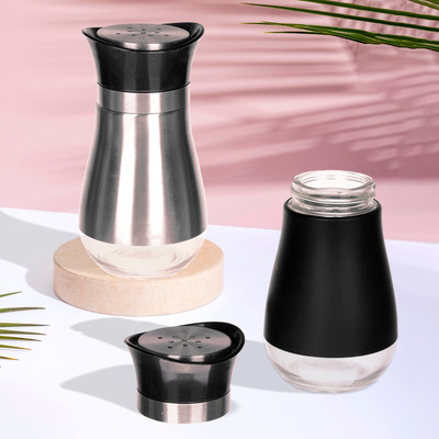 KUBER INDUSTRIES Salt & Pepper Set Stainless Steel(2 Piece)