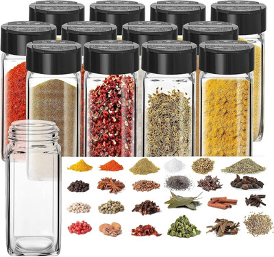 Prachi Salt & Pepper Set Glass(12 Piece)