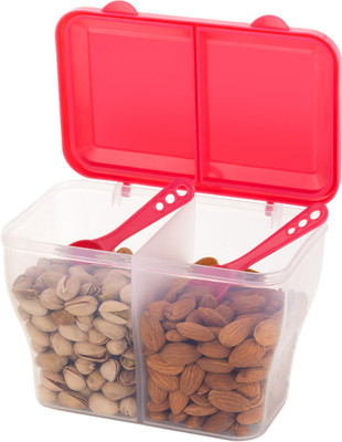 MAGICSPOON Polypropylene Grocery Container  - 2000 ml(Pink)