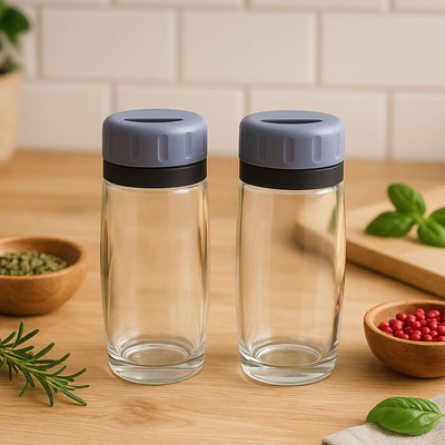 DIGNESH Spice Set Acrylic(2 Piece)