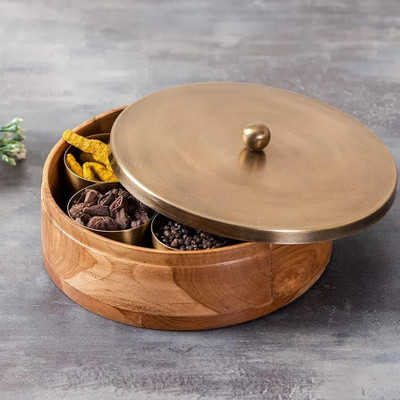 Eddika Spice Set Wooden(1 Piece)