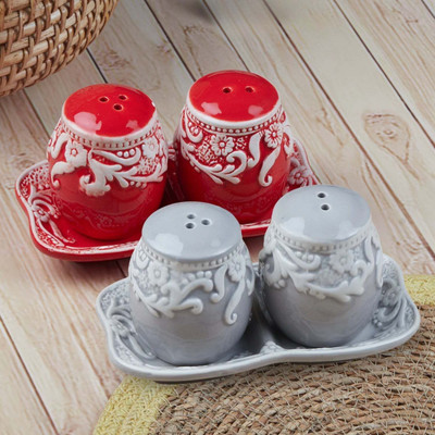 Kookee Salt & Pepper Set Ceramic(6 Piece)