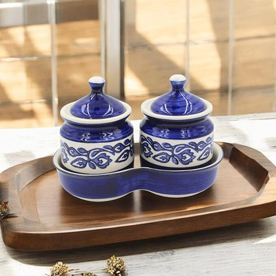 The pottery muse Spice Set Ceramic(2 Piece)