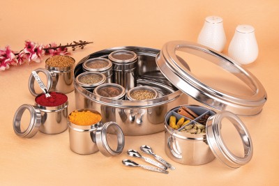 VISAXMI Spice Set Stainless Steel(12 Piece)