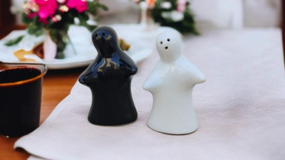 RAFOLEEN Salt & Pepper Set Ceramic(2 Piece)