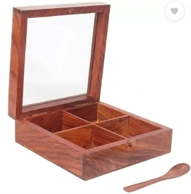 Hithika creation Spice Set Wooden(1 Piece)