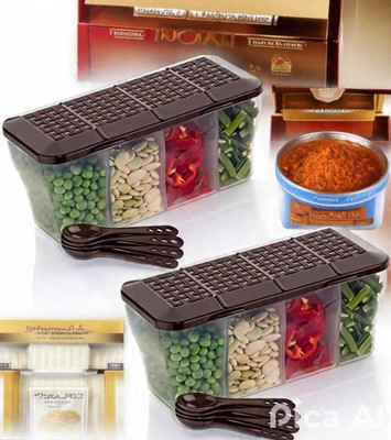 chamunda Spice Set Plastic(2 Piece)