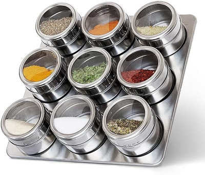 PRISO Spice Set Stainless Steel(9 Piece)
