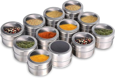 GETZET Spice Set Stainless Steel(12 Piece)