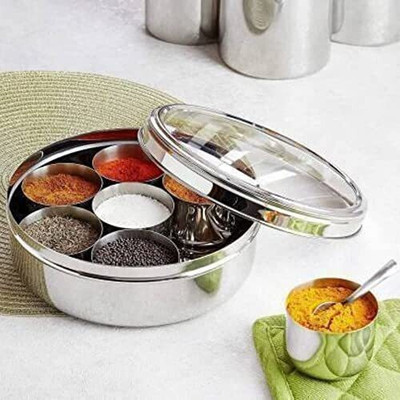 Shree Gautam Enterprises Spice Set Steel