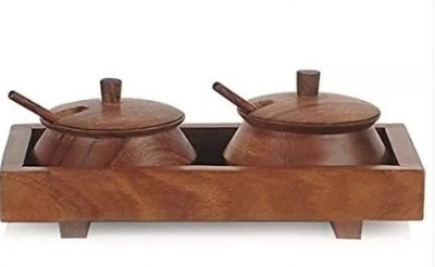 Hithika creation Spice Set Wooden(1 Piece)