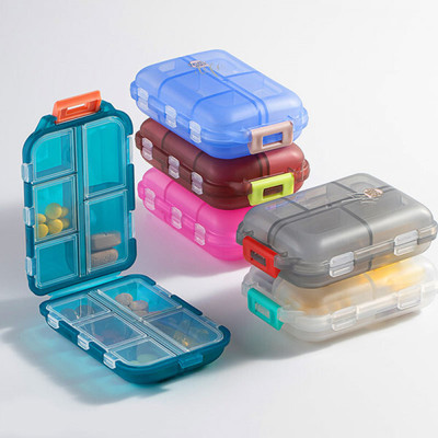 Bliss Lifestyle SOS Double Layer Moisture Proof Pill Organizer for medicine storage Pill Box(Multicolor)