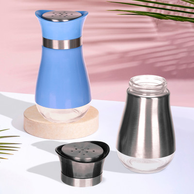 HOMESTIC by Kuber Industries Salt & Pepper Set Stainless Steel(2 Piece)