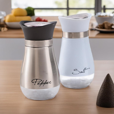 NISHIV Seasoning Shaker Set Glass(2 Piece)