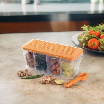 COLOSSAL Plastic Grocery Container  - 1800 ml(Orange)