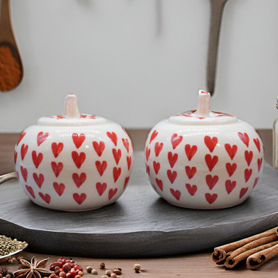 Kraftlik Handicrafts Sauce Set Ceramic(2 Piece)