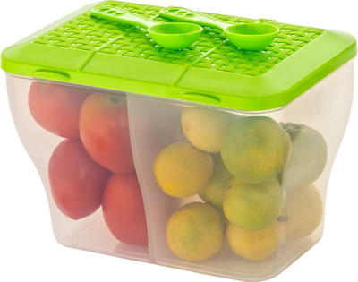 MAGICSPOON Polypropylene Fridge Container  - 2000 ml(Green)
