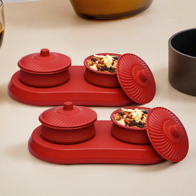KUBER INDUSTRIES Spice Set Plastic(2 Piece)